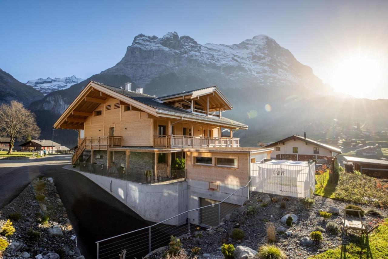 Chalet Carve - Apartments Eiger, Moench And Jungfrau Γκρίντελβαλντ Εξωτερικό φωτογραφία